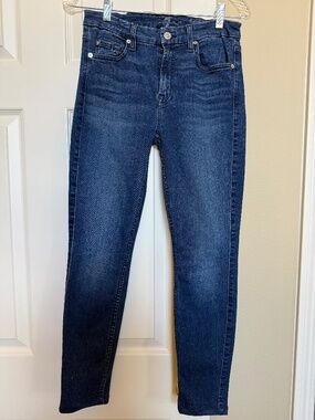 7 MAN KIND SKINNY DARK DENIM JEANS